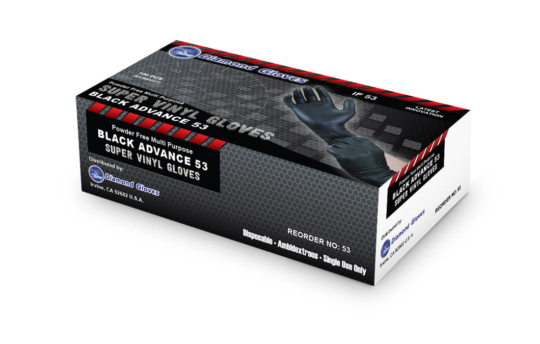 IF-53 Black Super Vinyl General Purpose Gloves